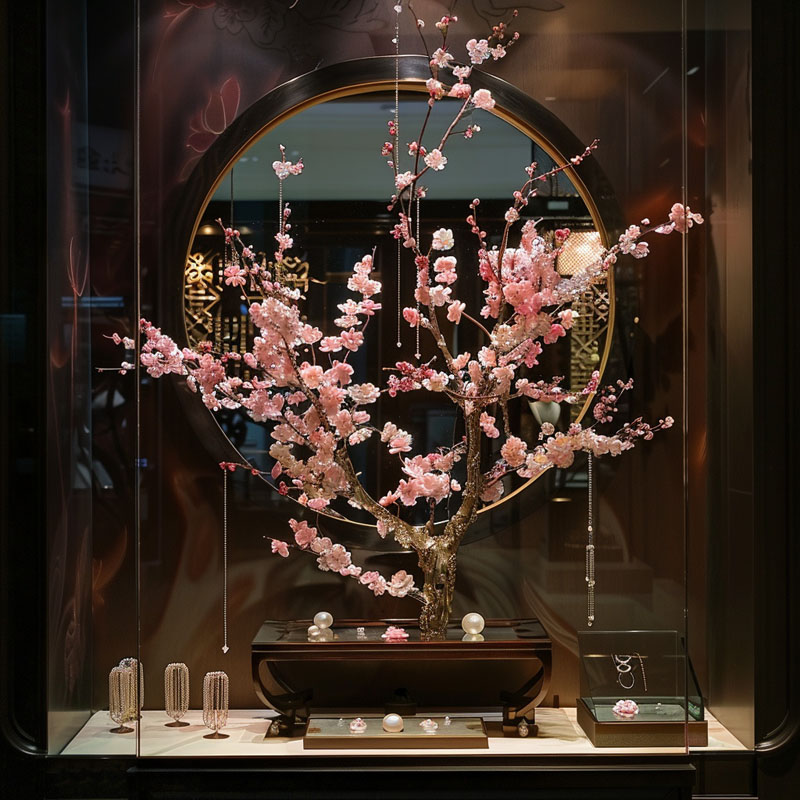 गहनाहरू प्रदर्शन क्याबिनेटहरूको डिजाइनले ग्राहकहरूको सौंदर्य मनोविरोलाई कसरी सन्तुष्ट पार्न सक्छ?