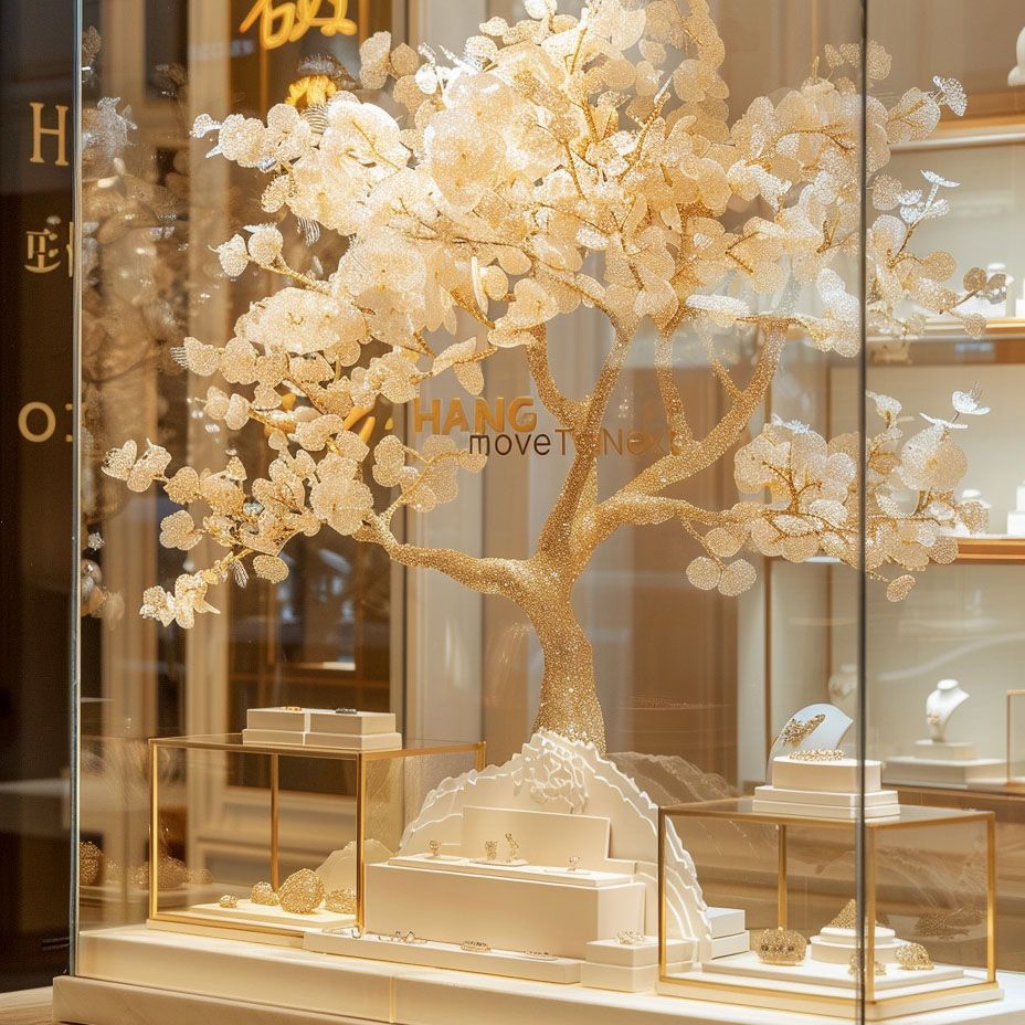 के गहना प्रदर्शन क्याबिनेटहरू पुन: प्रदर्शन गर्दै गर्दा ध्यान दिन के हो?